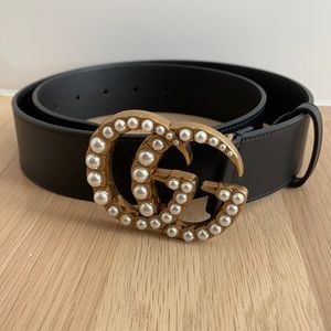 Gucci Pearl Belt